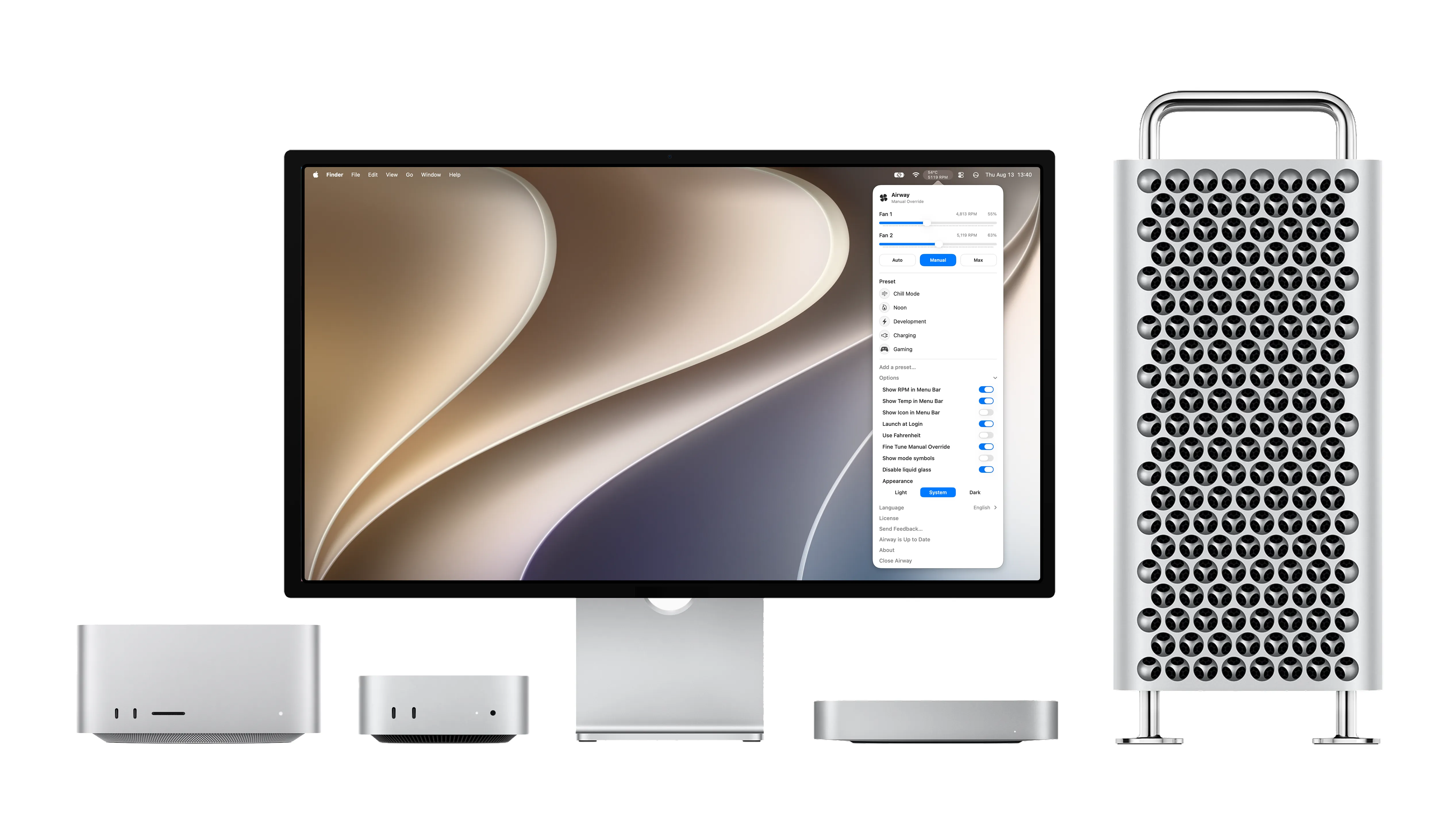 Desktop Macs running Airway